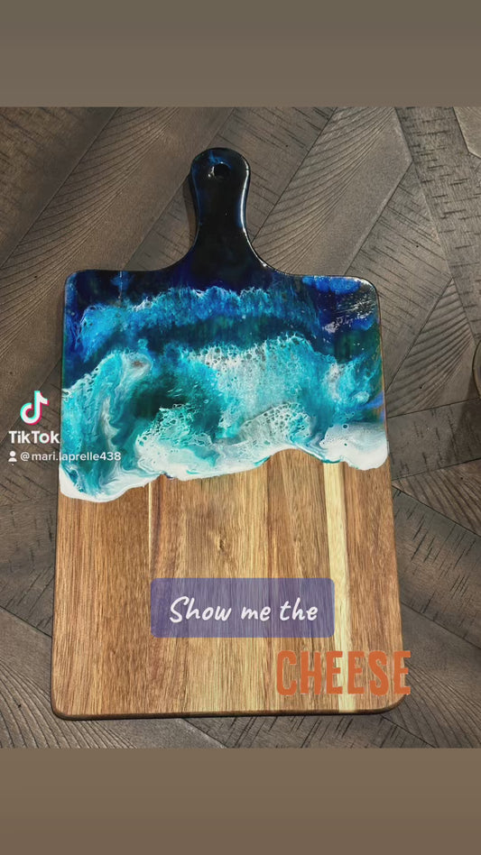 Ocean Waves Charcuterie Board